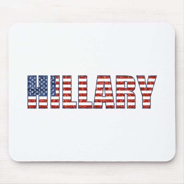sequin hillary mouse pad (Front)