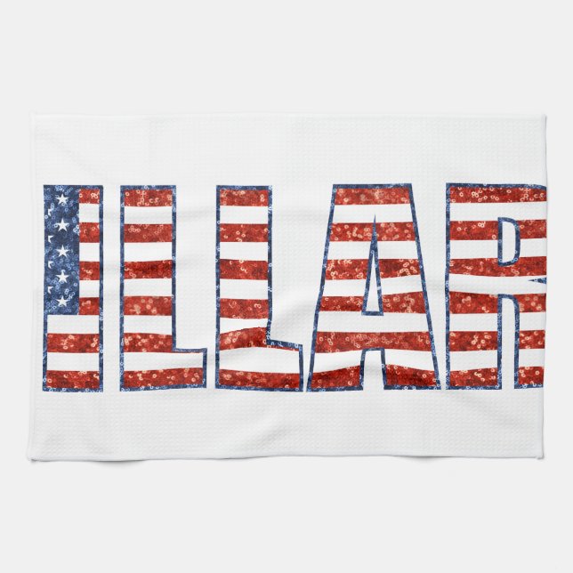 sequin hillary tea towel (Horizontal)