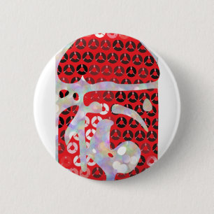 sequin hot sauce 6 cm round badge