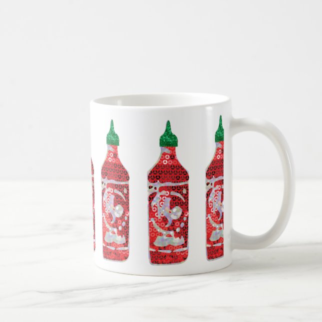 sequin hot sauce coffee mug (Right)