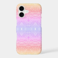 Sequin lace pattern gradient pink gold purple