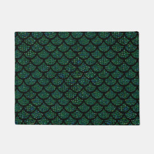 sequin mermaid door mat doormat