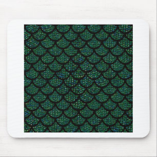 sequin mermaid mouse pad