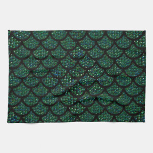 sequin mermaid tea towel