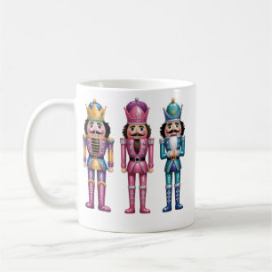 Sequin Nutcracker Christmas Family Preppy Xmas Coffee Mug