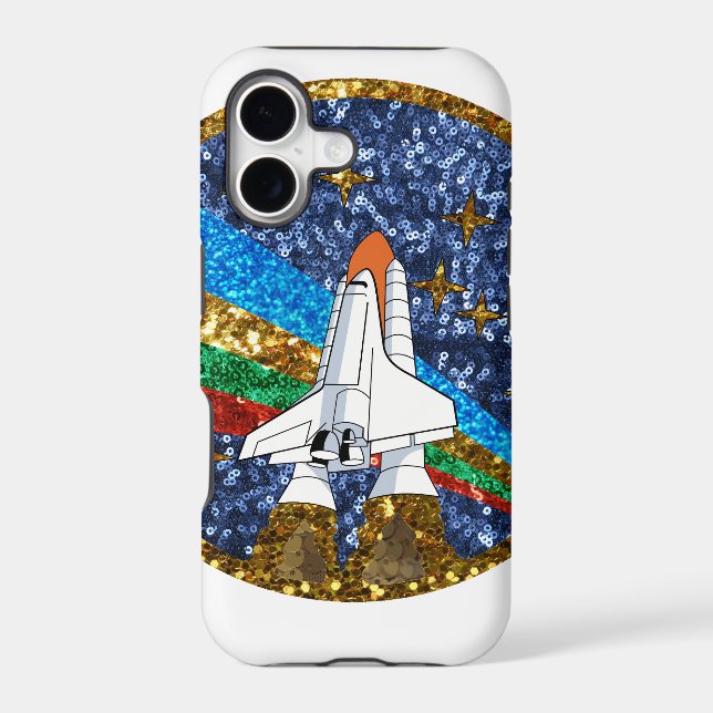 sequin space ship (Back)