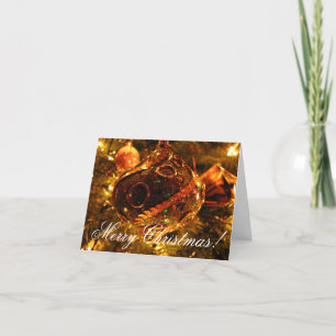 Sequined Christmas Decoration Holiday Card