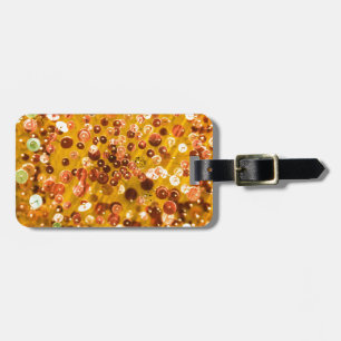 Sequins and Pins Luggage Tag