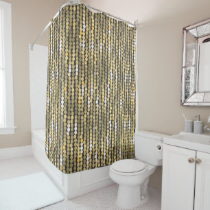 Sequins Shower Curtain