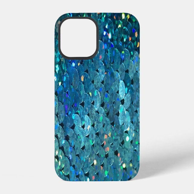 Sequins Sparkle: Macro Abstract Background iPhone Case (Back)