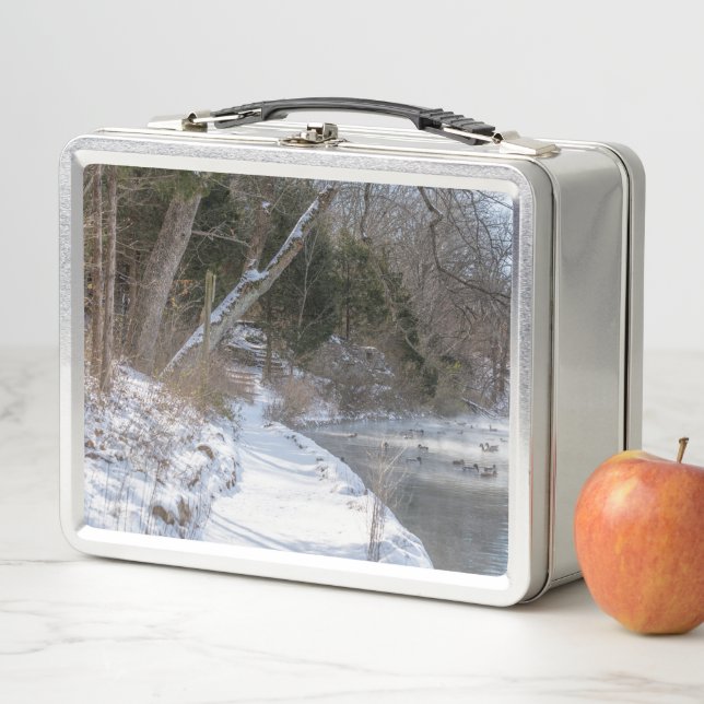 Sequiota Winter Walk Metal Lunch Box (In Situ)