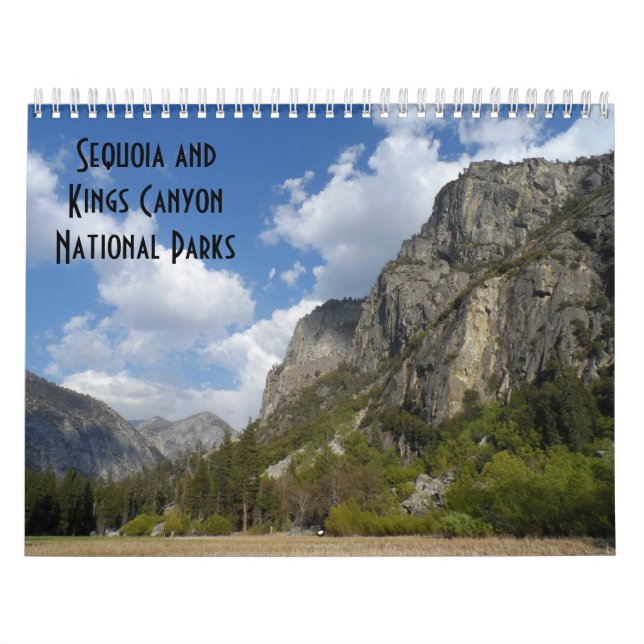Sequoia and Kings Canyon National Parks Calendar (Cover)
