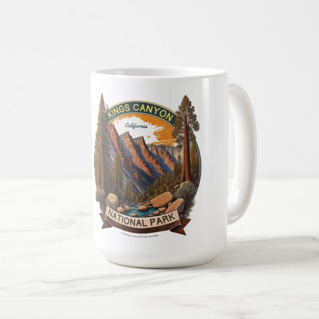 Sequoia and Kings Canyon National Parks california Coffee Mug (Front Right)