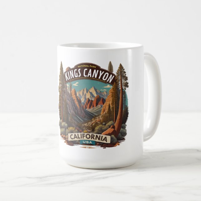 Sequoia and Kings Canyon National Parks california Coffee Mug (Front Right)
