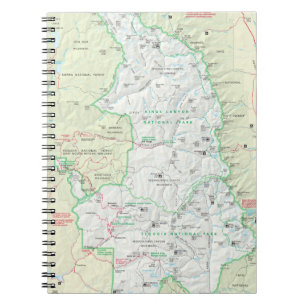 Sequoia/Kings Canyon map notebook