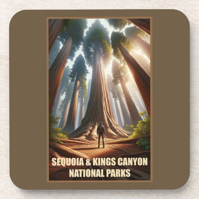 Sequoia & Kings Canyon National Parks Coaster (Front)