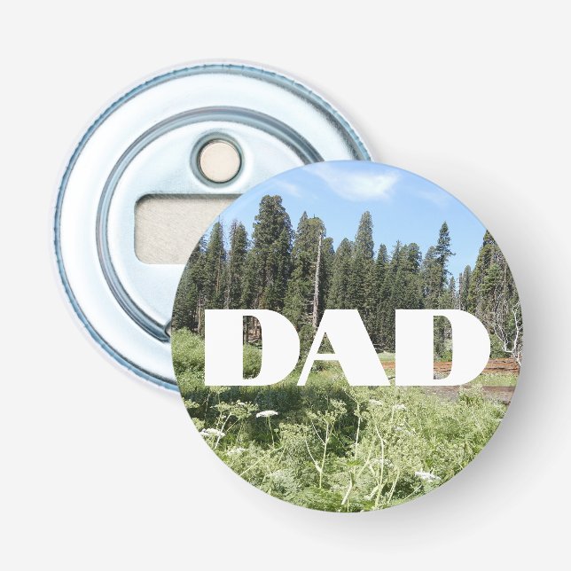 Sequoia National Forest Dad Bottle Opener (Front)