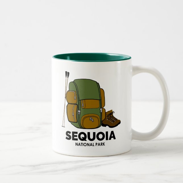 Sequoia National Park Backpack Two-Tone Coffee Mug (Right)