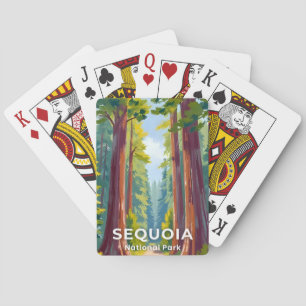 Sequoia National Park   California Art Playing Cards