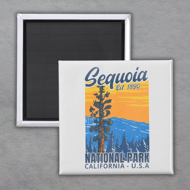 Sequoia National Park California Est 1890 Magnet (Creator Uploaded)