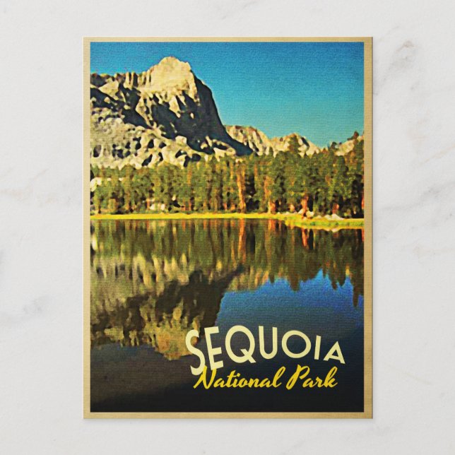 Sequoia National Park California Postcard (Front)