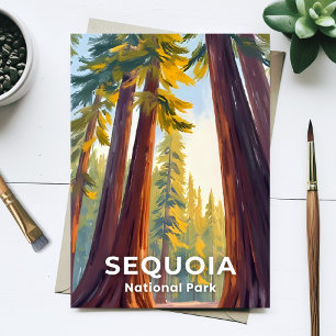 Sequoia National Park   California Travel Postcard