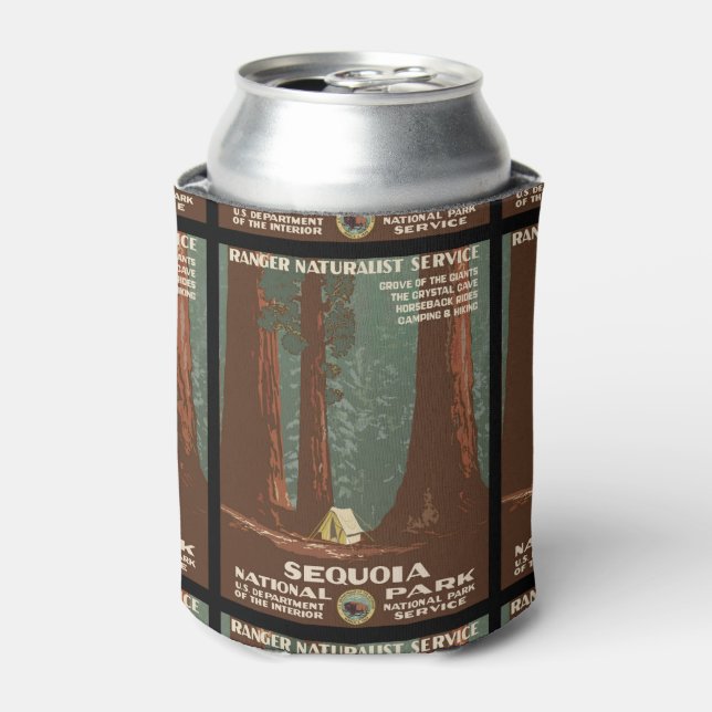 Sequoia National Park Can Cooler (Can Front)