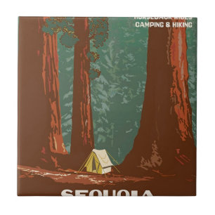 Sequoia National Park Ceramic Tile