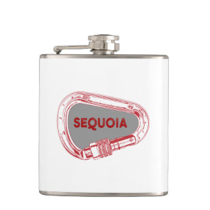 Sequoia National Park Climbing Carabiner Hip Flask