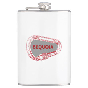 Sequoia National Park Climbing Carabiner Hip Flask
