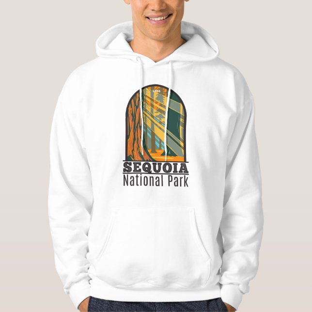 Sequoia National Park Giant Sequoia Trees  Hoodie (Front)