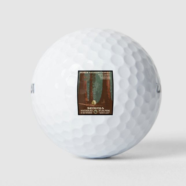 Sequoia National Park Golf Balls (Front)