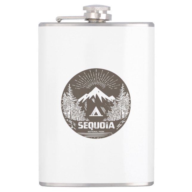 Sequoia National Park Hip Flask (Front)
