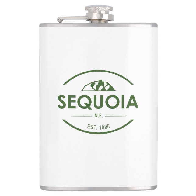 Sequoia National Park Hip Flask (Front)