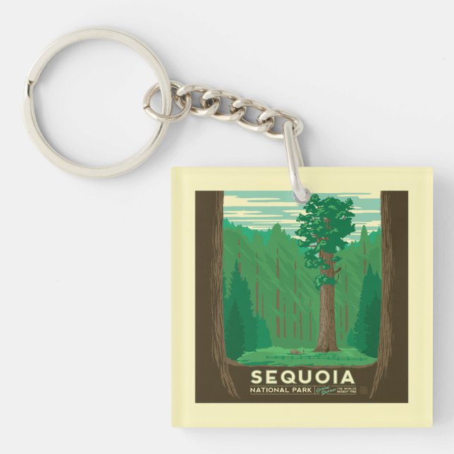 Sequoia National Park Key Ring (Front)