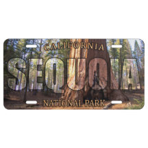 Sequoia National Park License Plate