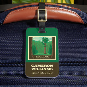 Sequoia National Park Luggage Tag
