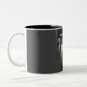 Sequoia National Park - Misty Spring  Two-Tone Coffee Mug