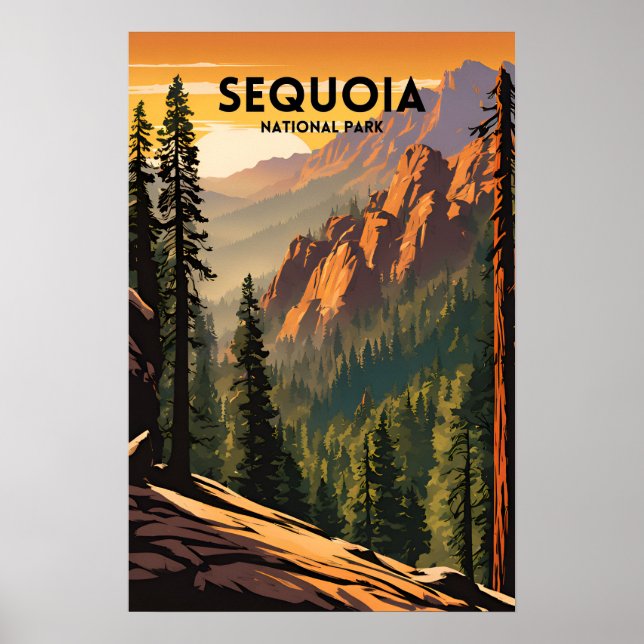 Sequoia National Park Poster (Front)