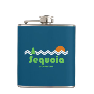 Sequoia National Park Retro Hip Flask