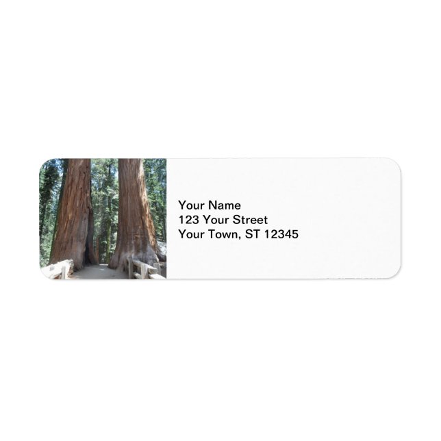 Sequoia National Park Return Address Label (Front)
