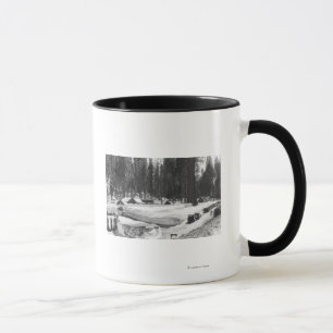 Sequoia National Park Snow Scene in Village Mug