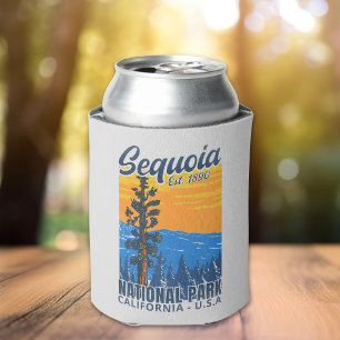 Sequoia National Park Tree Landscape Art Can Cooler