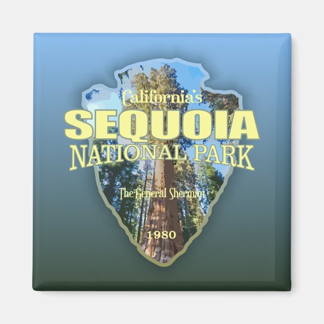 Sequoia NP (arrowhead) Magnet (Front)