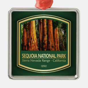 Sequoia NP (PF1) Metal Ornament