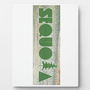 Sequoia Plaque