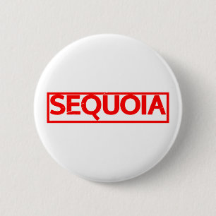 Sequoia Stamp 6 Cm Round Badge