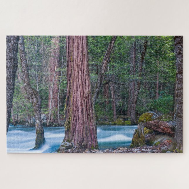 Sequoias & Merced River Yosemite National Park, CA Jigsaw Puzzle (Horizontal)