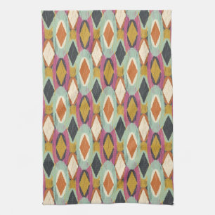 Sequoyah Oval Ikat Tea Towel