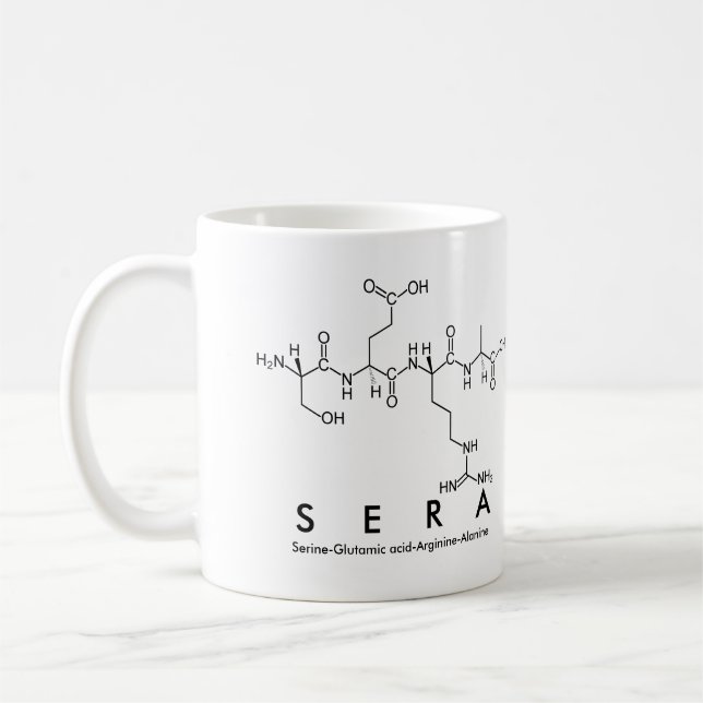 Sera peptide name mug (Left)